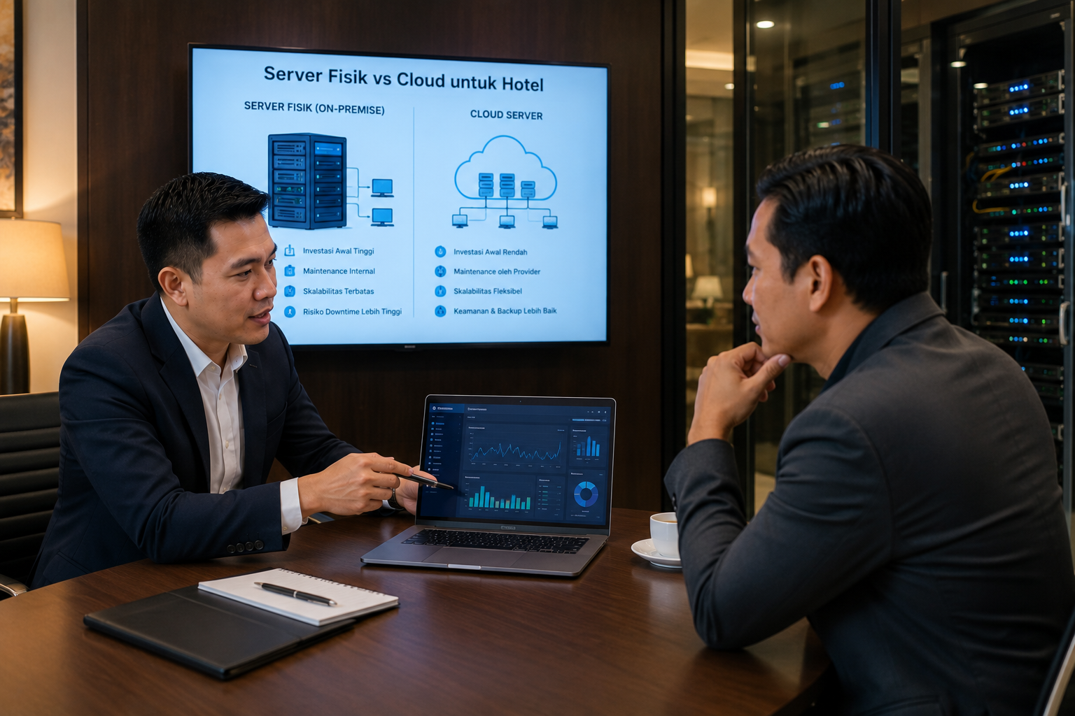 Server Fisik vs Cloud untuk Hotel