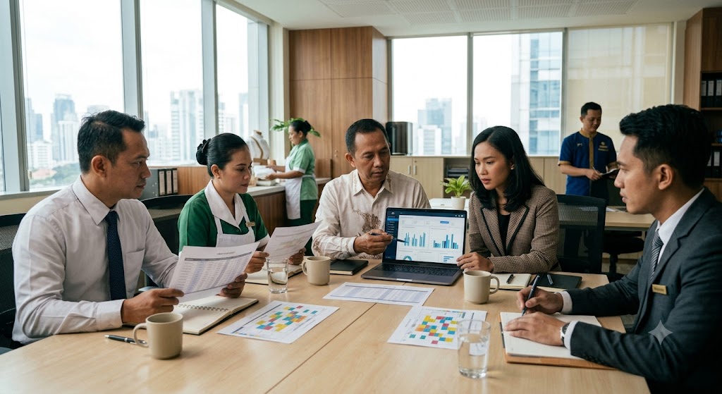 Analisis Beban Kerja Hotel: Mengukur Workload untuk Menentukan Manpower, Produktivitas, dan Labor Cost