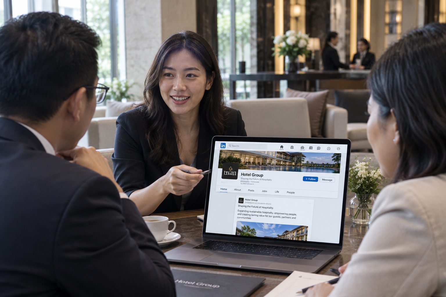LinkedIn Marketing untuk Membangun Reputasi Korporat yang Menghasilkan Peluang Bisnis pada Hotel Group