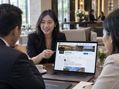 LinkedIn Marketing untuk Membangun Reputasi Korporat yang Menghasilkan Peluang Bisnis pada Hotel Group