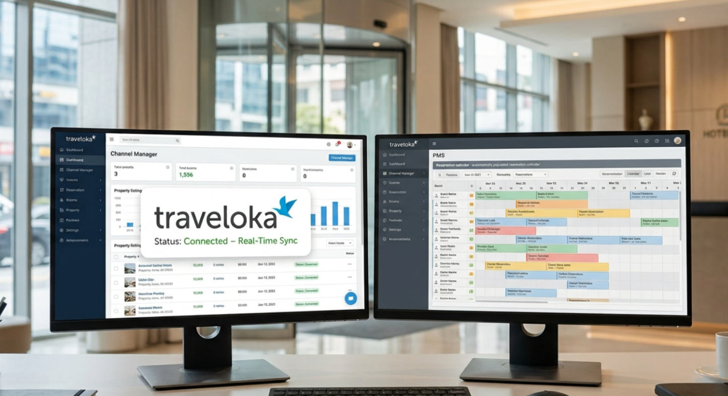 Cara Menghubungkan Traveloka ke PMS