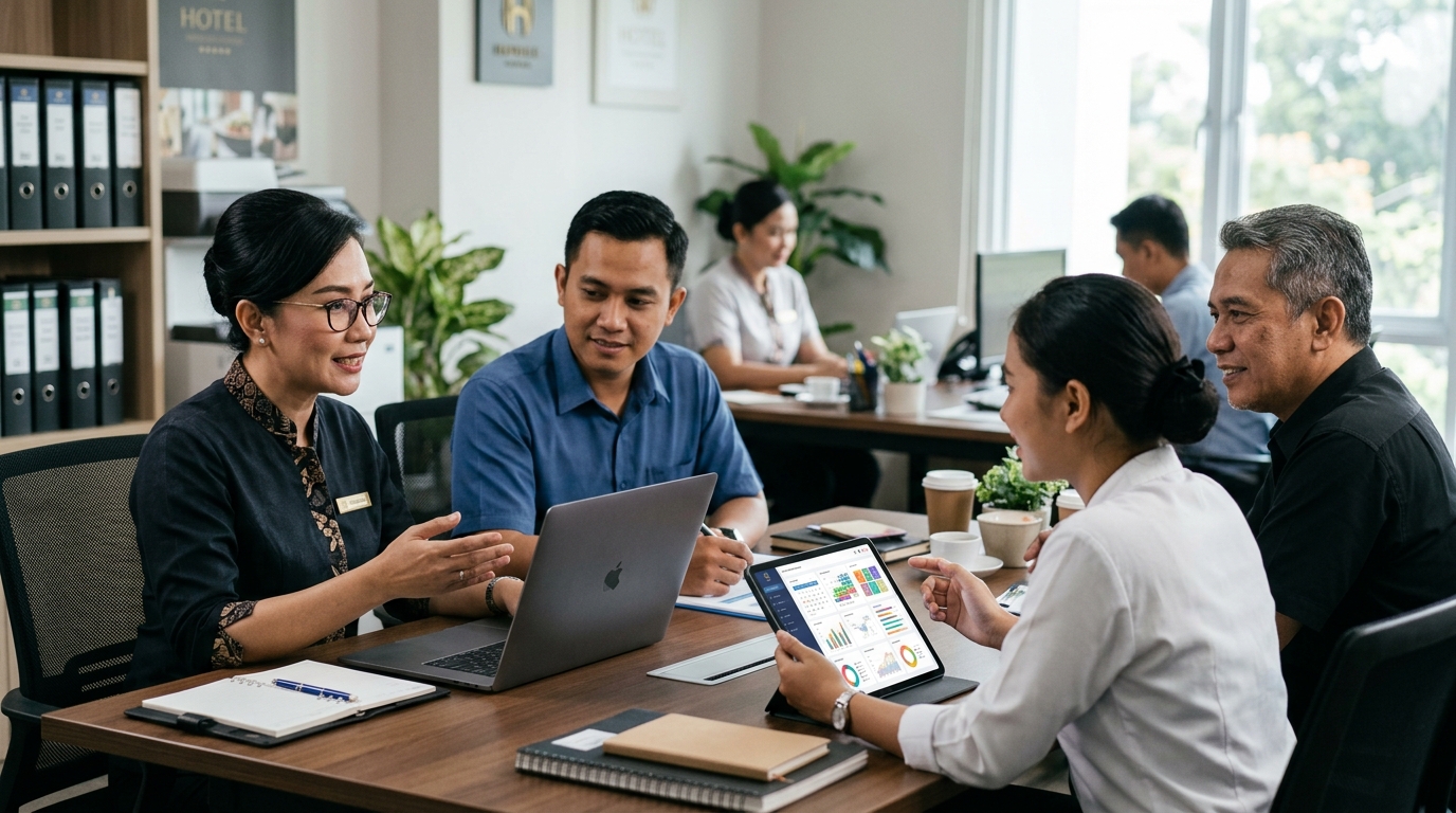 Sistem Absensi Online untuk Hotel Modern: Dari Sekadar Pencatat Kehadiran Menjadi Alat Pengendali Biaya Tenaga Kerja