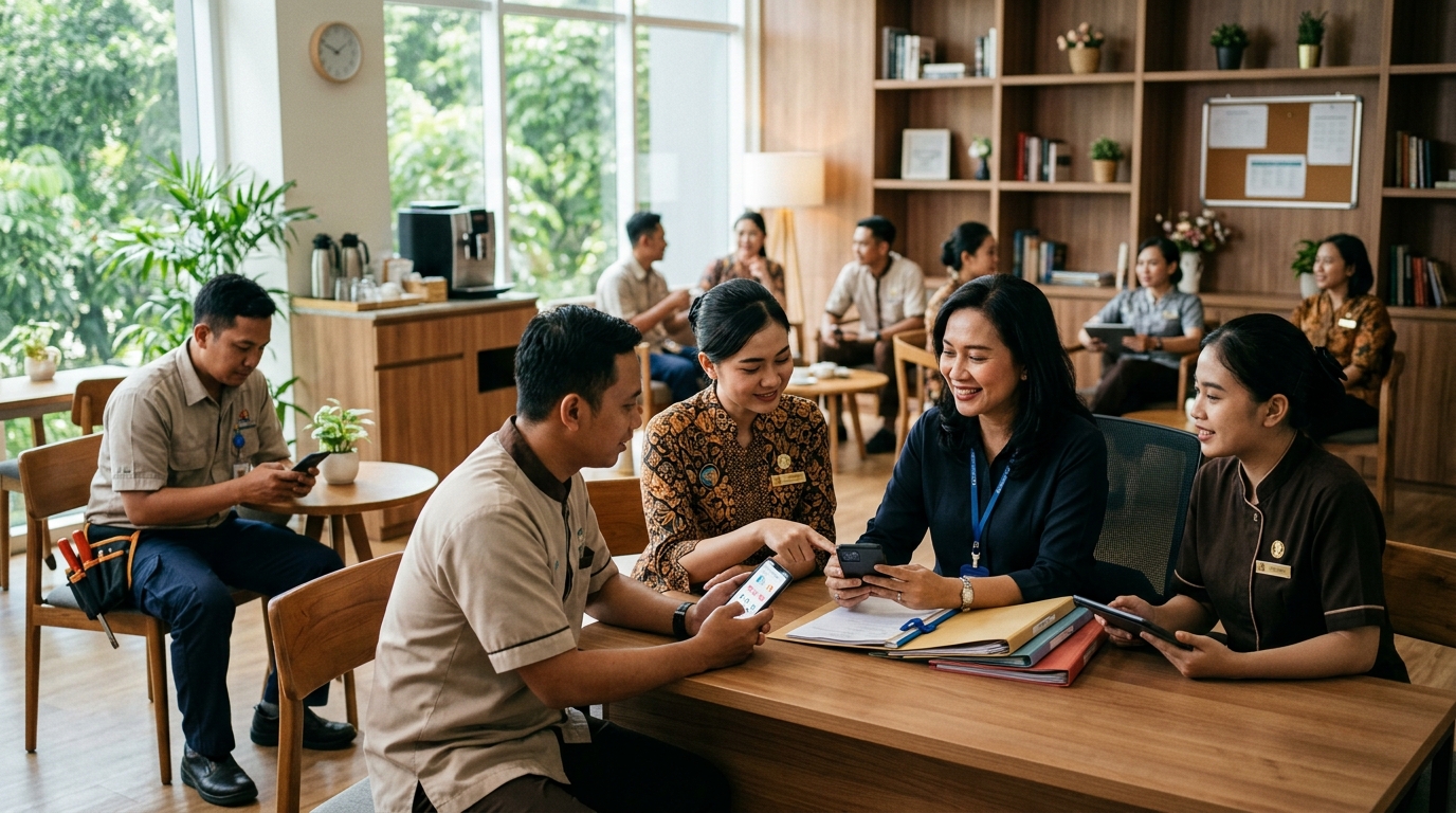 Employee Self Service untuk Staff Hotel: Mengurangi Beban Administrasi dan Meningkatkan Efisiensi Operasional