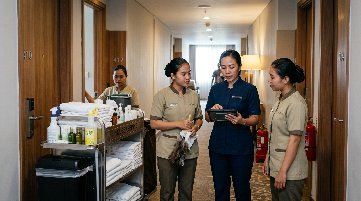 Cara Meningkatkan Produktivitas Housekeeping