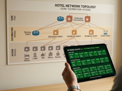 Topologi Jaringan Hotel