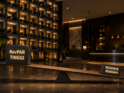 RevPAR Tinggi Tapi Revenue Rendah, Apa Penyebabnya?