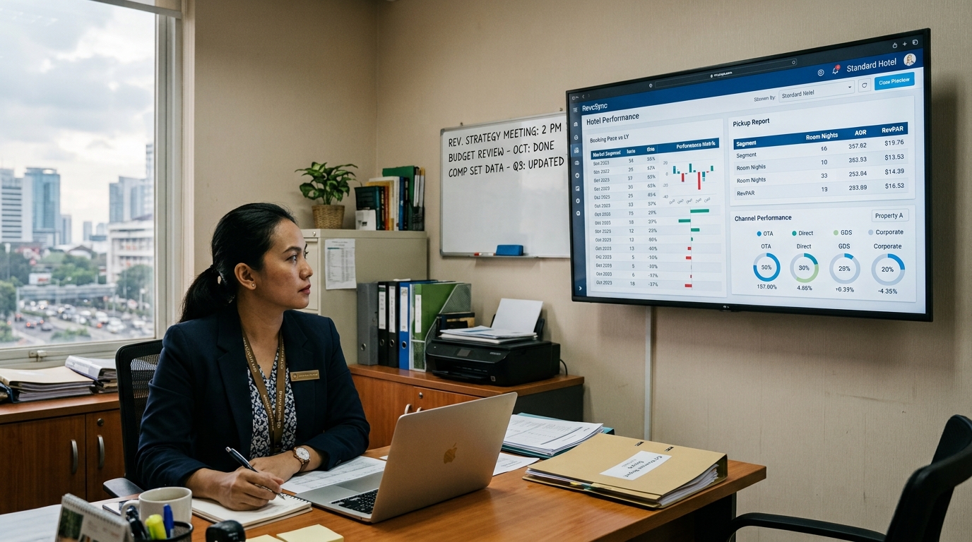 Dashboard KPI Hotel untuk Revenue Manager