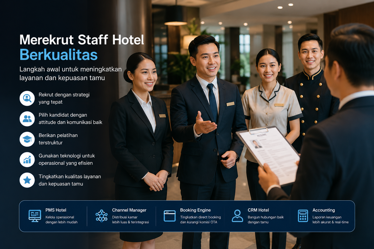 Cara Merekrut Staff Hotel Berkualitas: Panduan untuk Meningkatkan Layanan dan Kepuasan Tamu